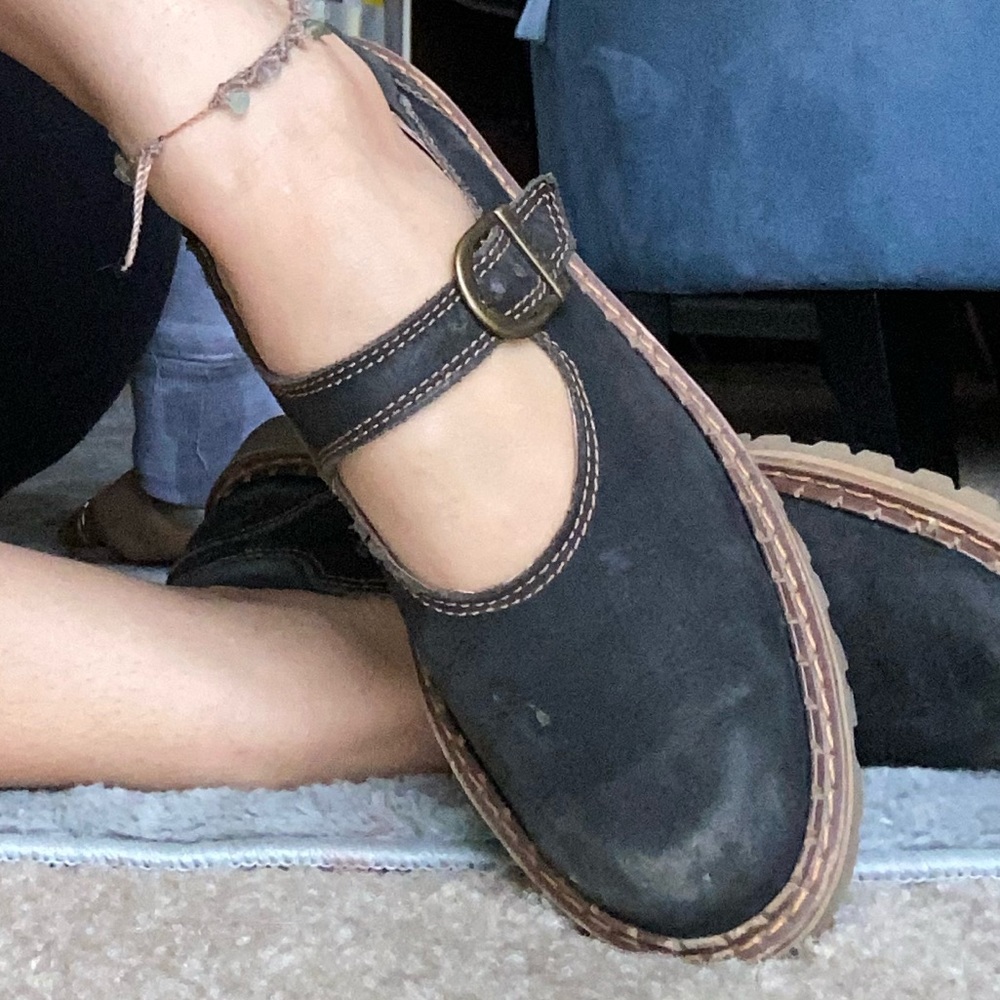 suede maryjanes